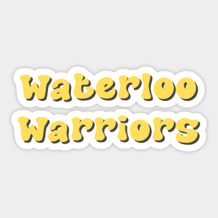 Waterloo Warriors Sticker